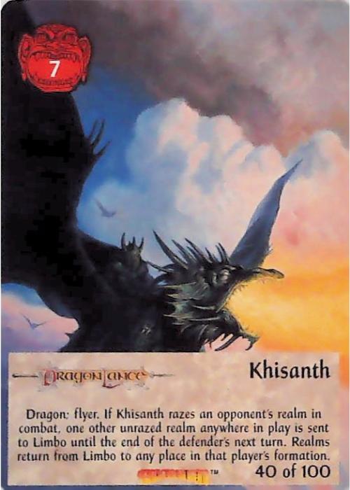Spellfire CCG | Khisanth - Dracnomicon 40/100 | The Nerd Merchant