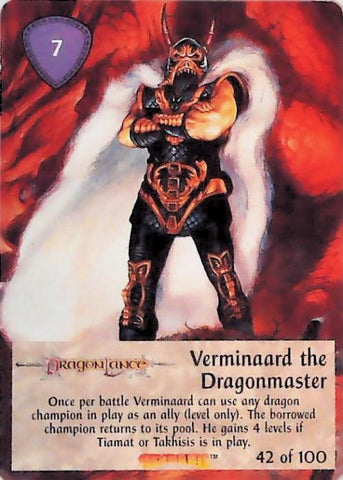 Spellfire CCG | Verminaard the Dragonmaster - Dracnomicon 42/100 | The Nerd Merchant