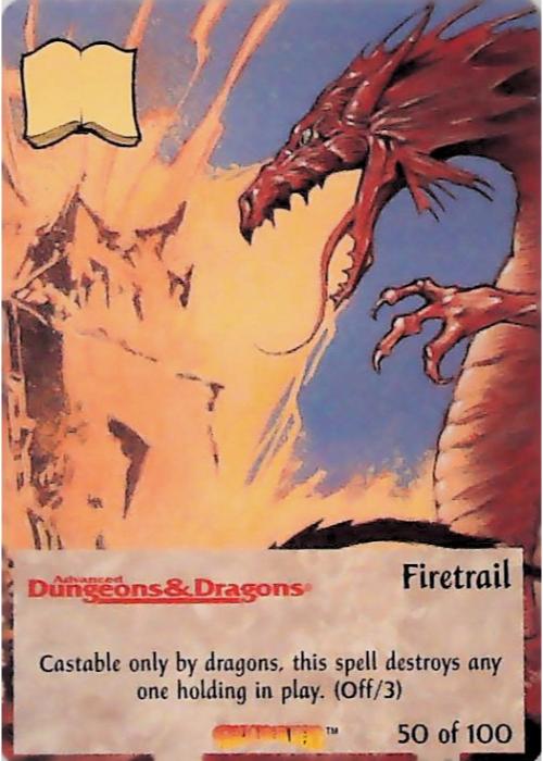 Spellfire CCG | Firetrail - Dracnomicon 50/100 | The Nerd Merchant