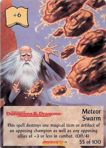 Spellfire CCG | Meteor Swarm - Dracnomicon 55/100 | The Nerd Merchant
