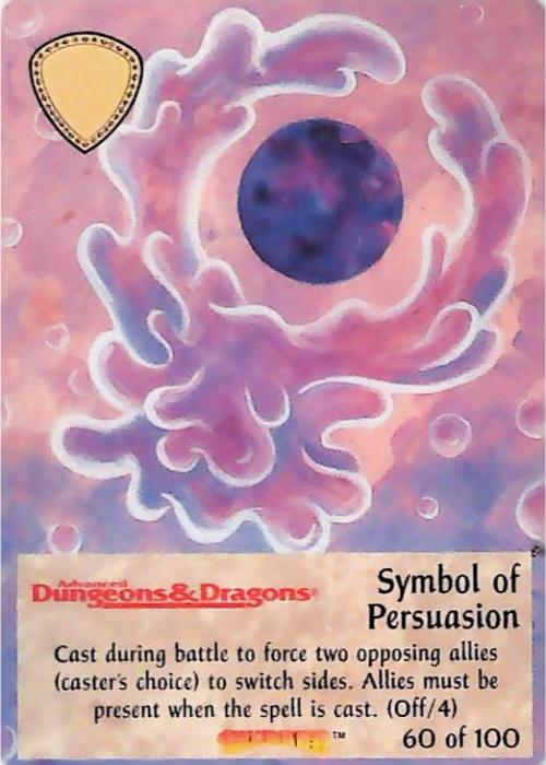 Spellfire CCG | Symbol of Persuasion - Dracnomicon 60/100 | The Nerd Merchant