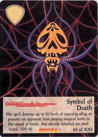 Spellfire CCG | Symbol of Death - Dracnomicon 61/100 | The Nerd Merchant
