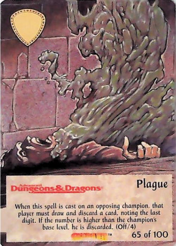 Spellfire CCG | Plague - Dracnomicon 65/100 | The Nerd Merchant
