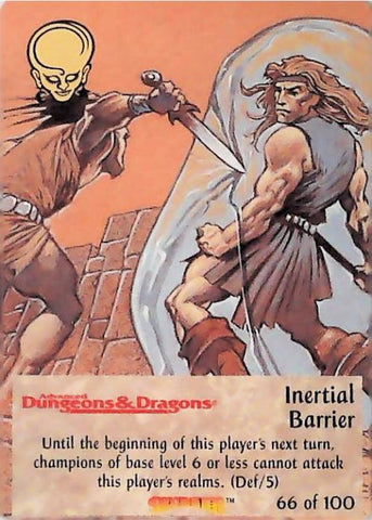 Spellfire CCG | Inertial Barrier - Dracnomicon 66/100 | The Nerd Merchant