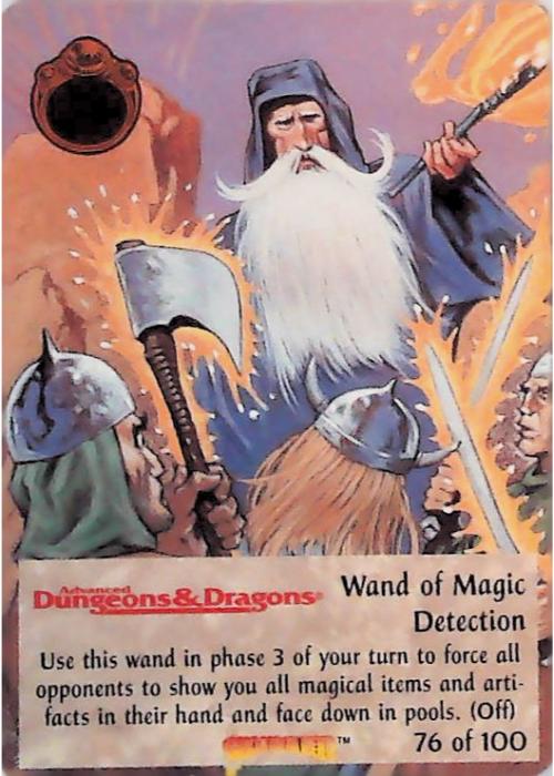 Spellfire CCG | Wand of Magic Detection - Dracnomicon 76/100 | The Nerd Merchant