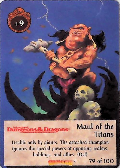 Spellfire CCG | Maul of the Titans - Dracnomicon 79/100 | The Nerd Merchant
