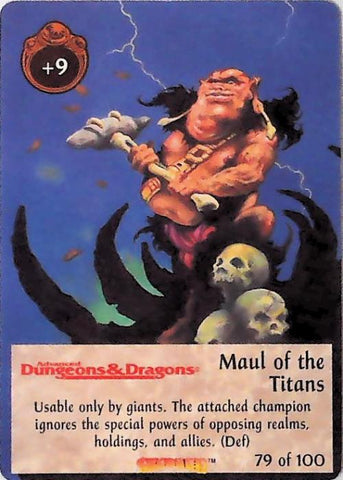 Spellfire CCG | Maul of the Titans - Dracnomicon 79/100 | The Nerd Merchant