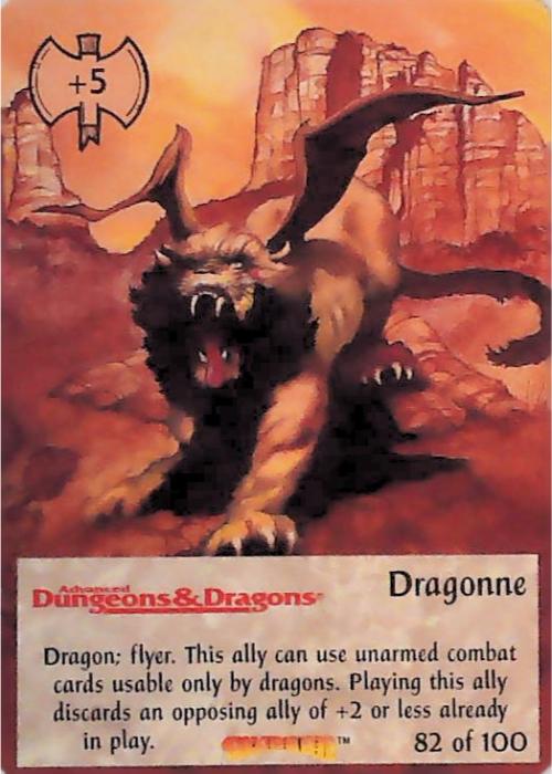 Spellfire CCG | Dragonne - Dracnomicon 82/100 | The Nerd Merchant