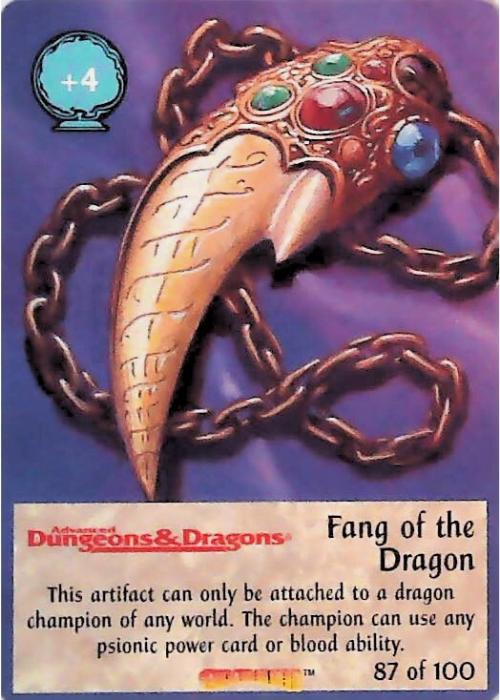 Spellfire CCG | Fang of the Dragon - Dracnomicon 87/100 | The Nerd Merchant