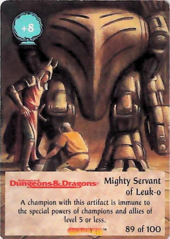 Spellfire CCG | Mighty Servant of Leuk-o - Dracnomicon 89/100 | The Nerd Merchant