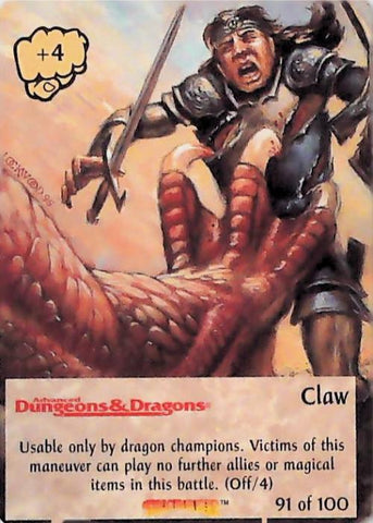 Spellfire CCG | Claw - Dracnomicon 91/100 | The Nerd Merchant