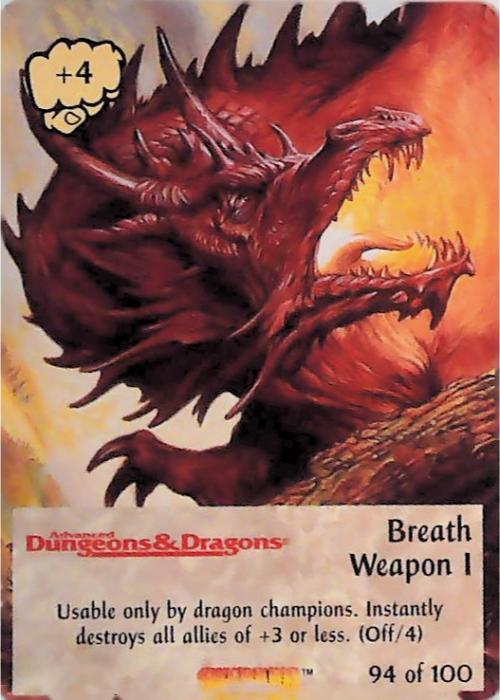 Spellfire CCG | Breath Weapon I - Dracnomicon 94/100 | The Nerd Merchant