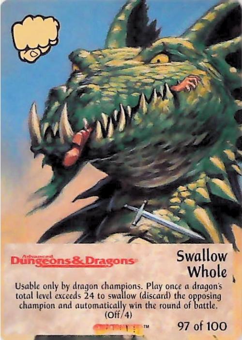 Spellfire CCG | Swallow Whole - Dracnomicon 97/100 | The Nerd Merchant