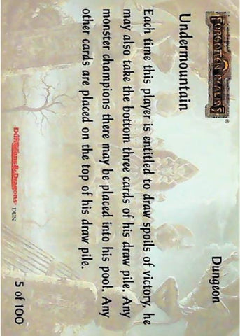 Spellfire CCG | Undermountain - Dungeons 5/100 | The Nerd Merchant