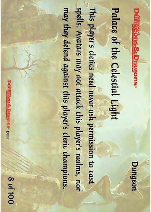 Spellfire CCG | Palace of the Celestial Light - Dungeons 8/100 | The Nerd Merchant