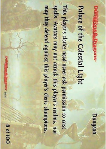 Spellfire CCG | Palace of the Celestial Light - Dungeons 8/100 | The Nerd Merchant