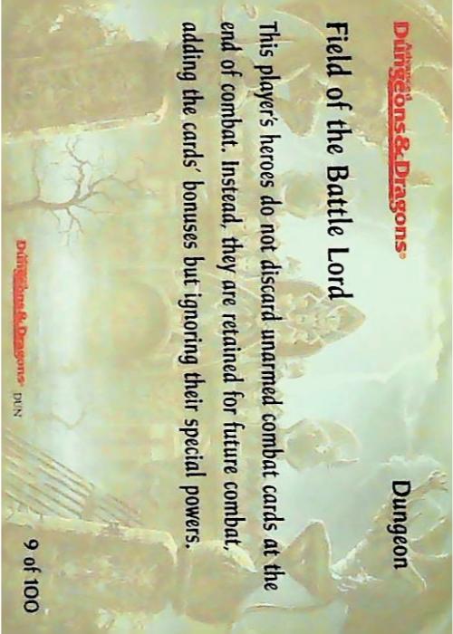 Spellfire CCG | Field of the Battle Lord - Dungeons 9/100 | The Nerd Merchant