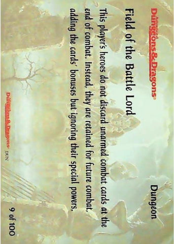 Spellfire CCG | Field of the Battle Lord - Dungeons 9/100 | The Nerd Merchant