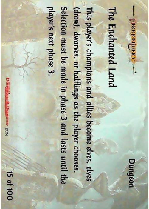 Spellfire CCG | The Enchanted Land - Dungeons 15/100 | The Nerd Merchant