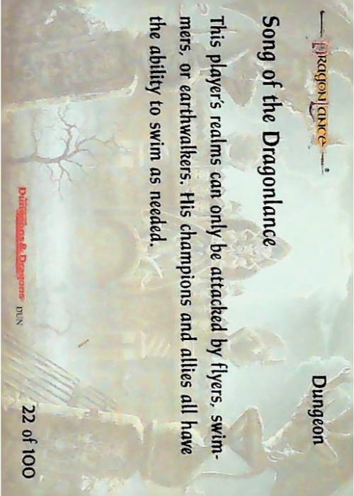 Spellfire CCG | Song of the Dragonlance - Dungeons 22/100 | The Nerd Merchant