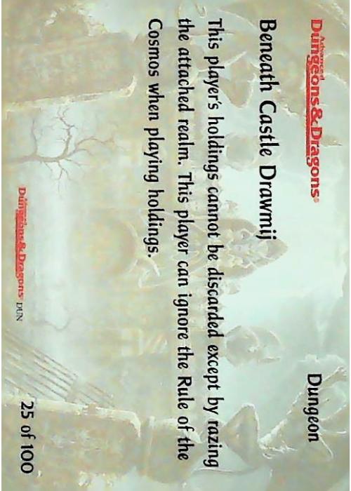 Spellfire CCG | Beneath Castle Drawmij - Dungeons 25/100 | The Nerd Merchant