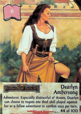 Spellfire CCG | Dearlyn Ambersong - Dungeons 44/100 | The Nerd Merchant