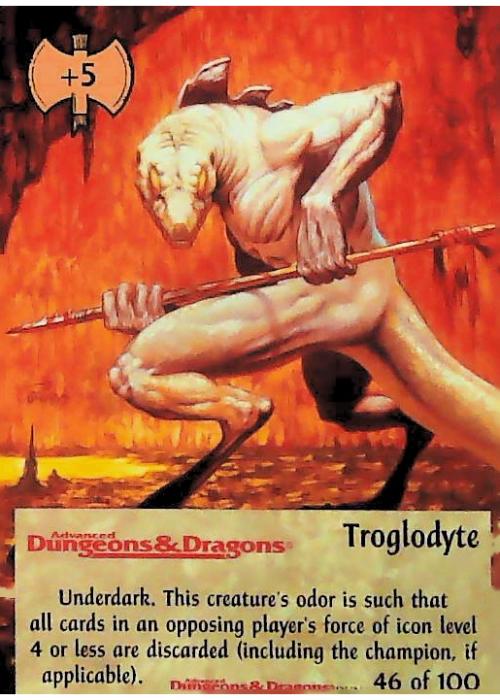 Spellfire CCG | Troglodyte - Dungeons 46/100 | The Nerd Merchant
