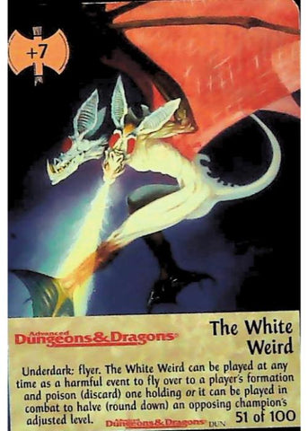 Spellfire CCG | The White Weird - Dungeons 51/100 | The Nerd Merchant