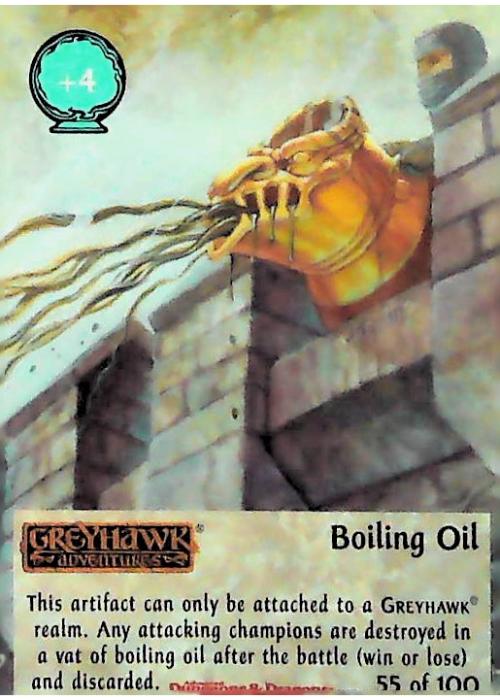 Spellfire CCG | Boiling Oil - Dungeons 55/100 | The Nerd Merchant