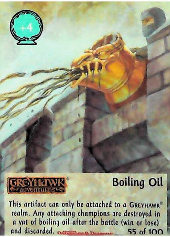Spellfire CCG | Boiling Oil - Dungeons 55/100 | The Nerd Merchant