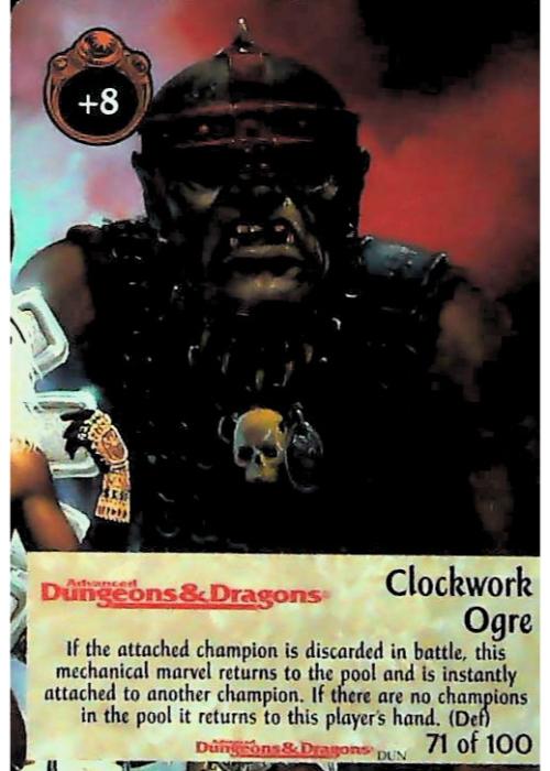 Spellfire CCG | Clockwork Ogre - Dungeons 71/100 | The Nerd Merchant