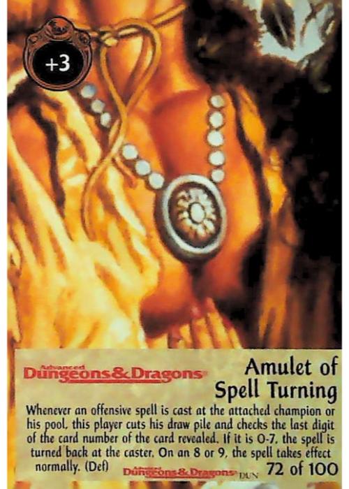 Spellfire CCG | Amulet of Spell Turning - Dungeons 72/100 | The Nerd Merchant