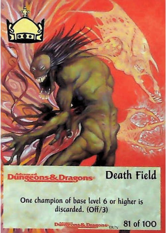 Spellfire CCG | Death Field - Dungeons 81/100 | The Nerd Merchant