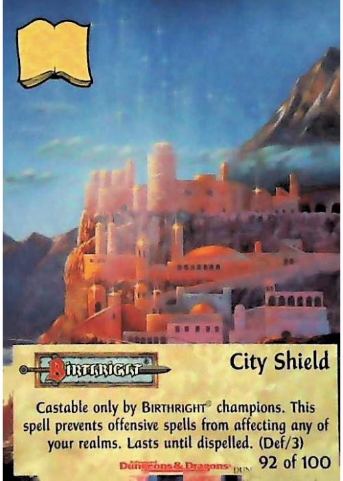 Spellfire CCG | City Shield - Dungeons 92/100 | The Nerd Merchant