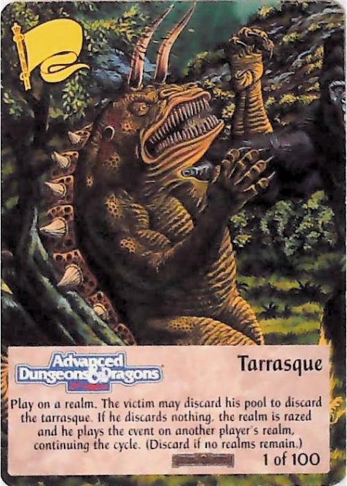 Spellfire CCG | Tarrasque - Forgotten  Realms 1/100 | The Nerd Merchant