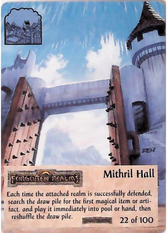 Spellfire CCG | Mithril Hall - Forgotten  Realms 22/100 | The Nerd Merchant