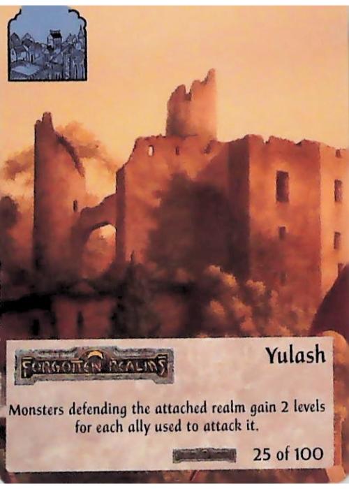 Spellfire CCG | Yulash - Forgotten  Realms 25/100 | The Nerd Merchant