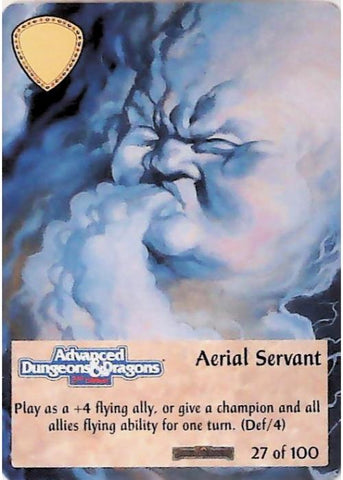 Spellfire CCG | Aerial Servant - Forgotten  Realms 27/100 | The Nerd Merchant