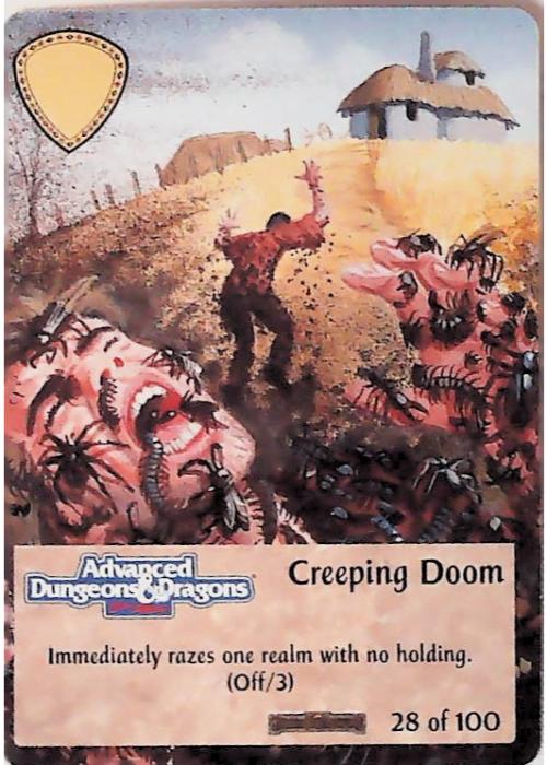 Spellfire CCG | Creeping Doom - Forgotten  Realms 28/100 | The Nerd Merchant