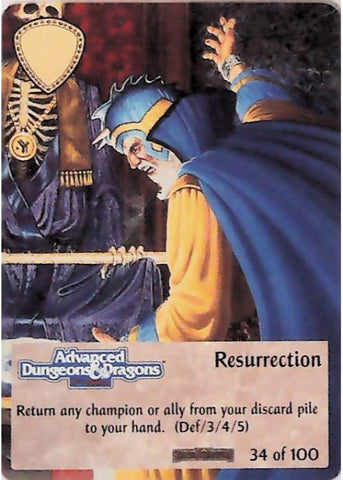 Spellfire CCG | Resurrection - Forgotten  Realms 34/100 | The Nerd Merchant