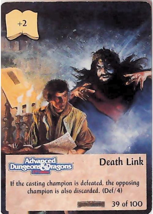 Spellfire CCG | Death Link - Forgotten  Realms 39/100 | The Nerd Merchant