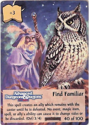 Spellfire CCG | Find Familiar - Forgotten  Realms 40/100 | The Nerd Merchant