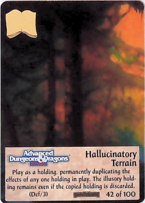 Spellfire CCG | Hallucinatory Terrain - Forgotten  Realms 42/100 | The Nerd Merchant