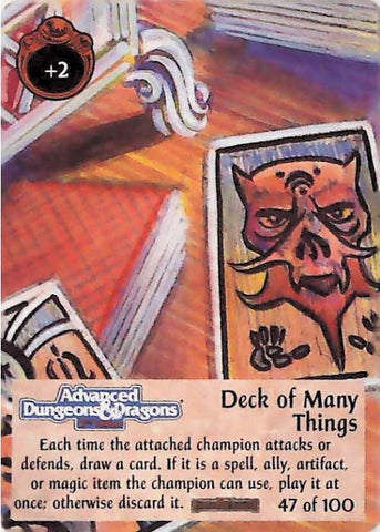 Spellfire CCG | Deck of Many Things - Forgotten  Realms 47/100 | The Nerd Merchant