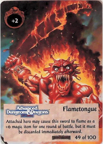 Spellfire CCG | Flametongue - Forgotten  Realms 49/100 | The Nerd Merchant