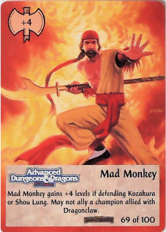 Spellfire CCG | Mad Monkey - Forgotten  Realms 69/100 | The Nerd Merchant