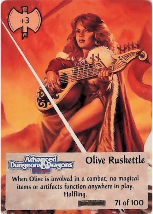 Spellfire CCG | Olive Ruskettle - Forgotten  Realms 71/100 | The Nerd Merchant