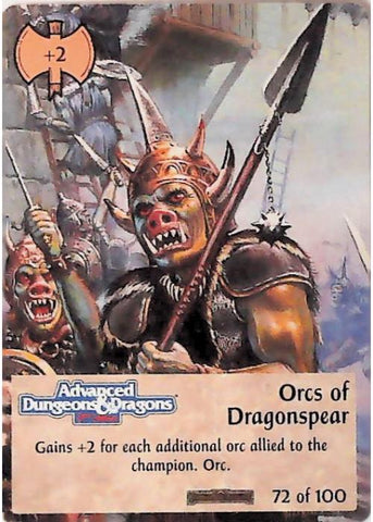 Spellfire CCG | Orcs of Dragonspear - Forgotten  Realms 72/100 | The Nerd Merchant