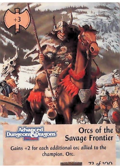Spellfire CCG | Orcs of the Savage Frontier - Forgotten  Realms 73/100 | The Nerd Merchant