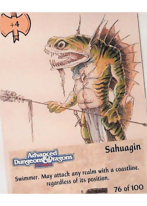 Spellfire CCG | Sahuagin - Forgotten  Realms 76/100 | The Nerd Merchant